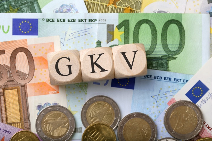 GKV Aufschrift auf Geldscheinen und Münzen